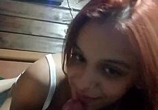 nice chat with the beautiful redhead