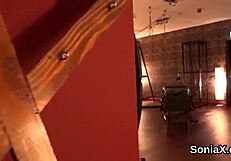 Sonia shows her massive tits!