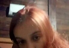 nice chat with the beautiful redhead