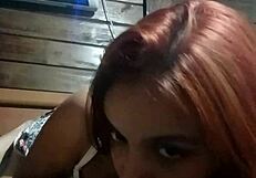 nice chat with the beautiful redhead