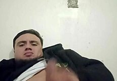 Jandro96Sheer Masturbates His Monster Cock Intensely