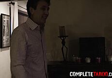 uniformed teen 18+ gets anal creampie from big cock