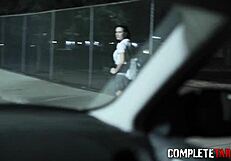 uniformed teen 18+ gets anal creampie from big cock