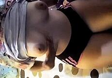 chubby stepmom bouncing on big black cock homemade