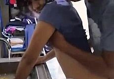 Chica Linda Mexicana Amateur Gets Fucked Washing Dishes