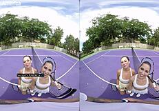 Vr Threesome - Riley Reid And Melissa Moore - Naughtyamericavr Com