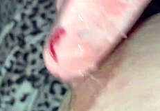 Arabic kinky masturbation with food in pussy.