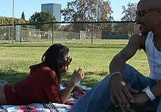 busty charley chase takes massive black cock passionately