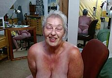 Dawn's Pretty Panties Tease Michael Orchid's Plus-Sized Mature Pussy