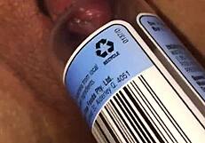 Wife's swollen clit gets intense suction play