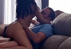 My girlfriend wants big cocks and gets them in hardcore action