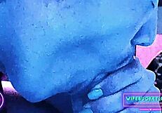 Amateur couple enjoys a fancy hotel stay