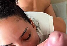 I Swallow Every Drop - Brunette Nasty Latina Deepthroat Pov