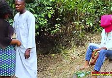 Bbw kings wife fucked two big cock pornstar in the bush