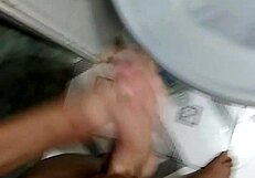 Jerking off in the bathroom after the soccer game