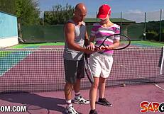 is this young euro redhead in training for fucking?