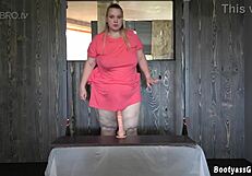 Bbw Pawg Jumps on Her Dildo Riding Toys