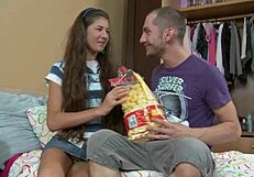 Does teen slut Honoria S crave more bareback action with that big-dicked guy