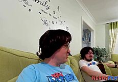 British newbie gets facialized