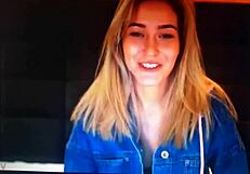 Blonde On Chaturbate Webcam Chat Session Two