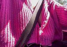 italian horny big tits milf artemisia love flashing her juicy tits while driving around