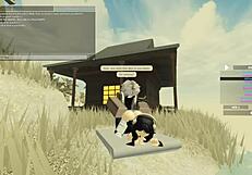 Exploring adventures in the Roblox world with friends