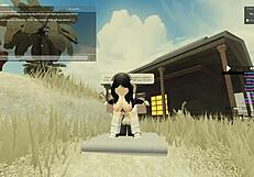 Exploring adventures in the Roblox world with friends