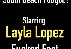 Layla Lopez's World-Class Footjob: Cute Yet Intense