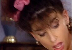 Sarah young 18+ and sean michaels star in vintage interracial film. They explore classic scenes together.