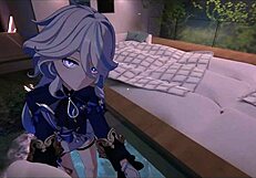 Yukoshvr kafka and furina alternate turns with goth boy