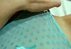 Caressing wet pussy after work