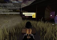 Exploring adventures in the Roblox world with friends