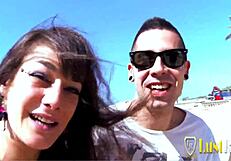 French brunette craves outdoor anal fucking now!