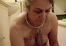 This 2024 BDSM slave endures pissing and belting in a humiliating outdoor scene