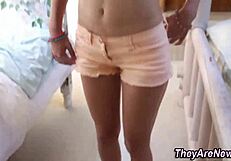 First Time Teen 18+ Sucks Rod And Fingers