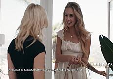 Lesbian orgy features cunt licking and squirting