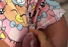 Blindfolded boyfriend invites stepmom sex toy