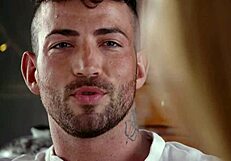 Gym bunny Mary Rock works out her pussy with stud neighbor, laps up spunk