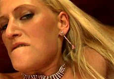 Suggestive Blonde's Rough Anal Quickie