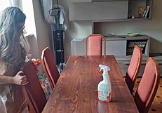 Clean Neighbor's Table, Remove Panties, Wonder If He Likes