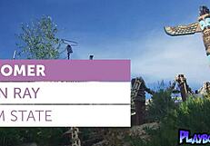 Big boobed blonde teen Jazlyn Ray poses nude, finding it beautiful