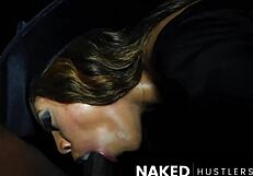 Bending Over Ebony Baddie For Street Fucking