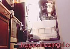 Girl Ignores You While Cleaning Kitchen, Giantess Records!