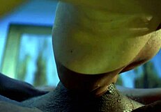 Swallowing every drop in deepthroat with balls 😈💦