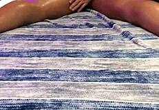 i melted this sexy chocolate queen with a hot massage and ass spreading