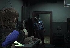 Busty Super Cop Claire Redfield