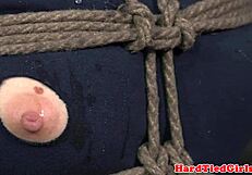 Is India Summer's breast bondage too tight?