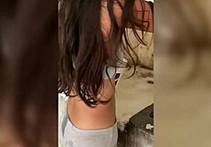 riding an 18-year-old girl's ass with perfect tits, is it real?