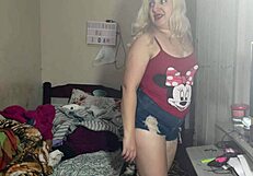 Oh wow, hottie gets stuck under the bed, her big ass bent over for intense doggystyle!