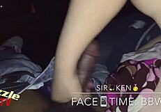 White Bbw Gives Sloppy Blowjob